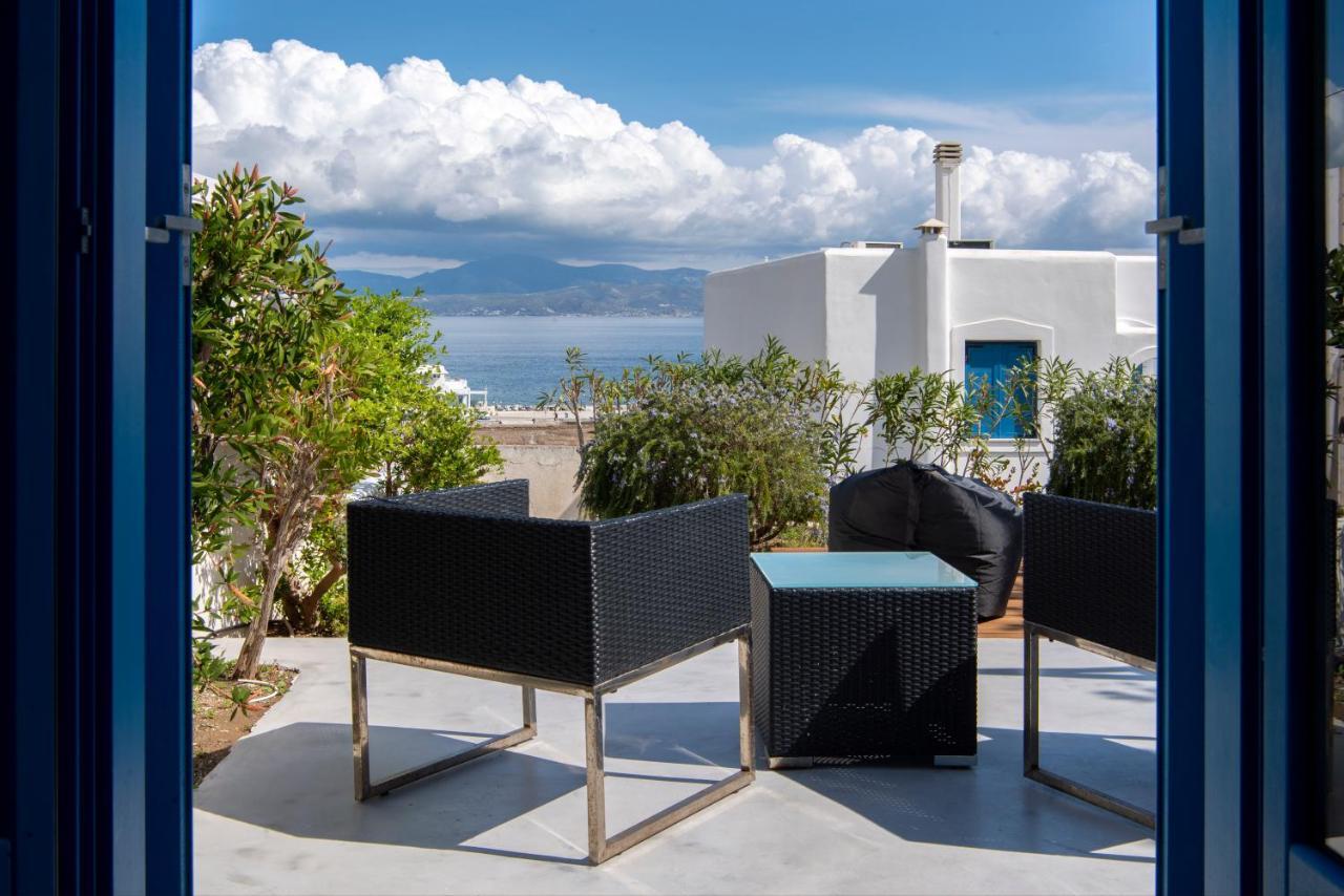 Just Blue With Amazing Sea Views In Piso Livadi Villa Exterior foto
