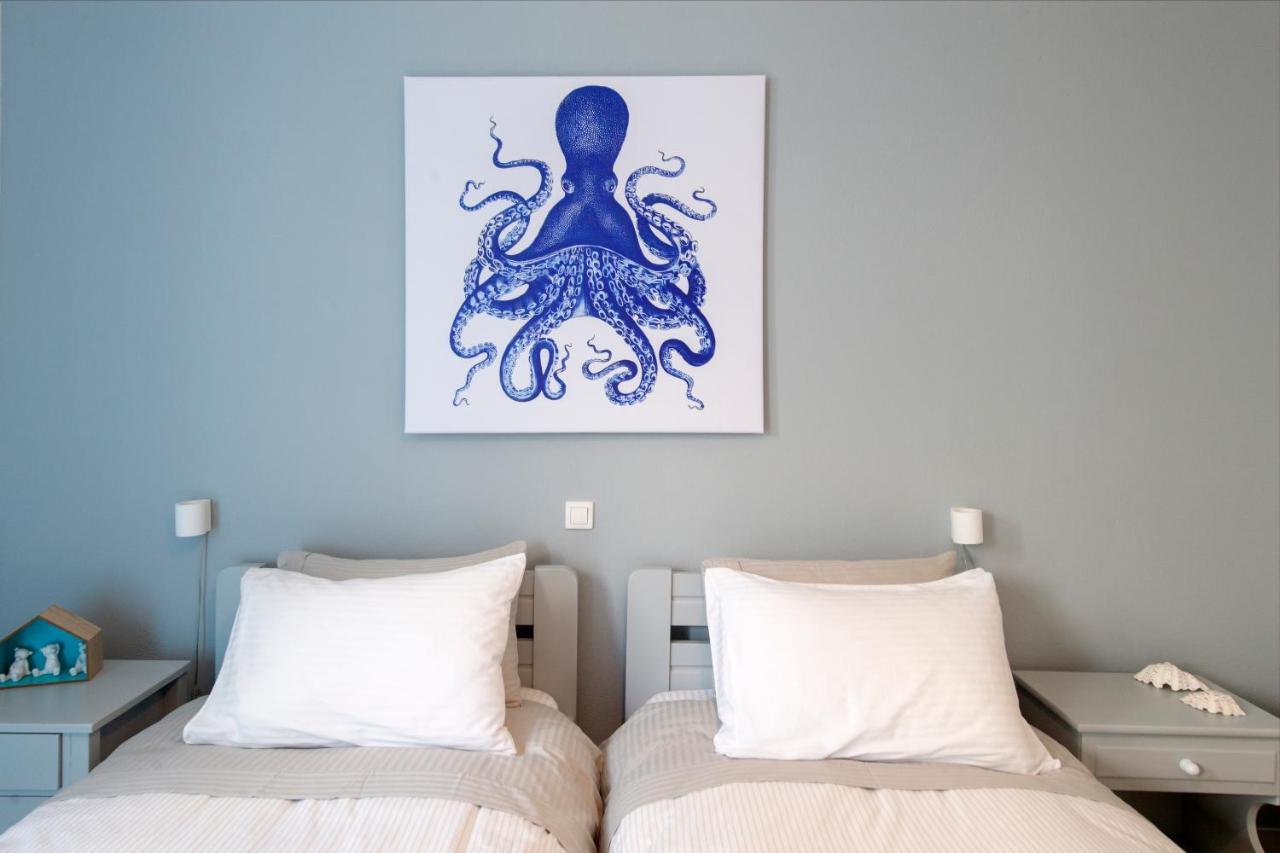 Just Blue With Amazing Sea Views In Piso Livadi Villa Exterior foto