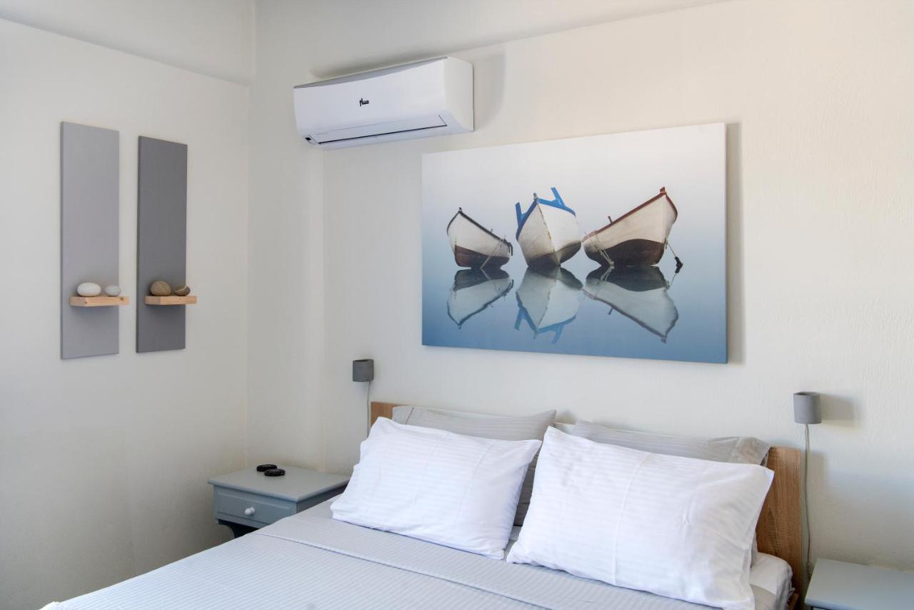 Just Blue With Amazing Sea Views In Piso Livadi Villa Exterior foto